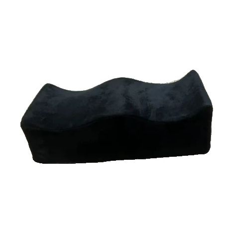 Cuscino per seduta, design ergonomico, materiale traspirante, nero morbido (1/2)