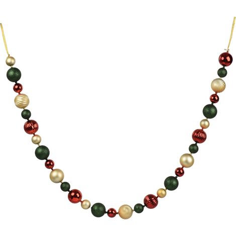 Ghirlanda di palline di natale lunghezza 180 cm multicolore Peraga Christmas