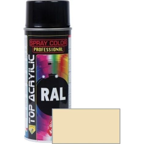 esmalte en spray acrílico. base acrílica. interiores y exteriores. ral 1015 - top acrylic (1/2)