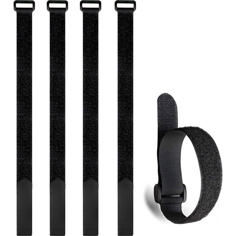 5Pcs Attache Cable Et Boucle,Scratch Cable,Attache Cable Scratch,20x500mm (1/5)