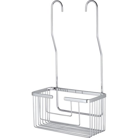 Cesta para ducha Fabricado en Acero Inoxidable Acabado en Cromo Portaobjetos (1/2)