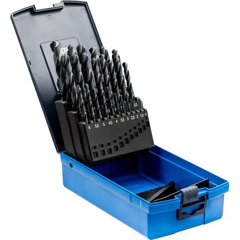 PFERD TOOLS Spiralbohrer-Set 25-tlg. STEEL HSSG N DIN 338 universal (1/4)