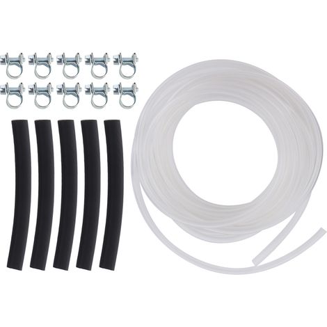 Tuyau de carburant avec collier 89031118 caoutchouc plastique pour chauffage Webasto Eberspacher (1/5)