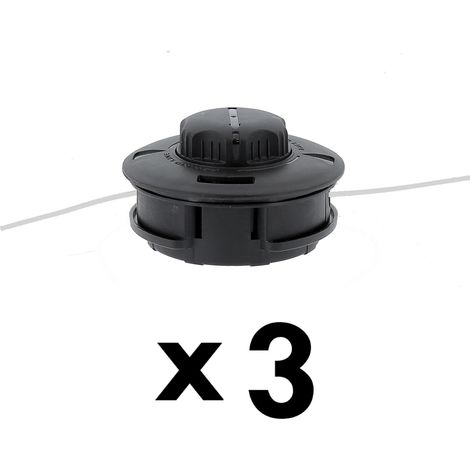 Gt Garden – Lot de 3 têtes fil professionnelles pour débroussailleuse – Système semi-automatique 'Tap & Go' – Recharge rapide sans démontage – Plastique haute résistance (1/5)