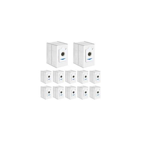 12 Staubbeutel für Ecovacs DEEBOT T30 Pro Omni, Zubehör für den Saugroboter T30 Omni, 3,4 l Ersatz-Staubbeutel mit großem Fassungsvermögen (1/4)
