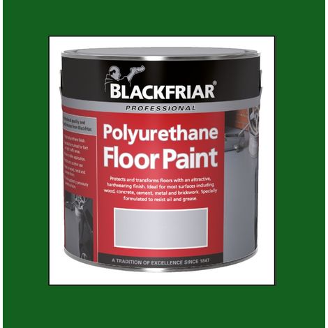 Blackfriar Polyurethane Floor Paint - Hard Wearing - Green - 5 Litre