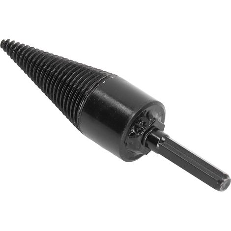 Mèche à bois carbone pour fendre les bûches, pointe renforcée, tige hexagonale 38mm, outil de perçage professionnel (1/5)