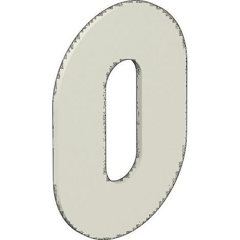 Paire rosace porte 306PBM 90 Plastique 90m -1,5mm PZ ov.HEWI