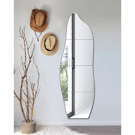 Miroir Stickers Muraux Autocollant Auto-Adhésif DIY Carrelage Miroir décoration HD Verre Salle de Bain, Cuisine, Chambre Entrée et Salon (1/5)