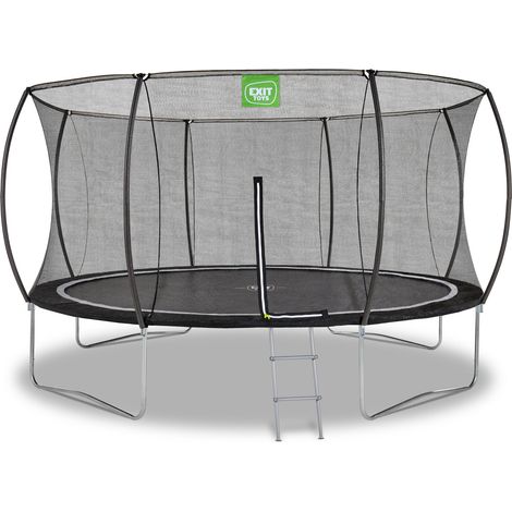 EXIT Black Edition Trampoline 12ft – Black (1/4)