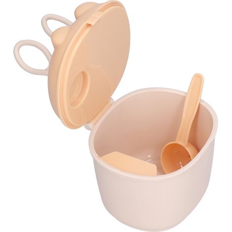 Boîte de Stockage Alimentaire Portable en Forme de Lapin avec Cuillère, Idéale pour Lait en Poudre et Snacks Bébé (1/5)