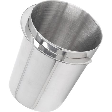 Doseur de café 58 mm en acier inoxydable poli, compatible avec les doseurs de café en poudre argentés (1/5)