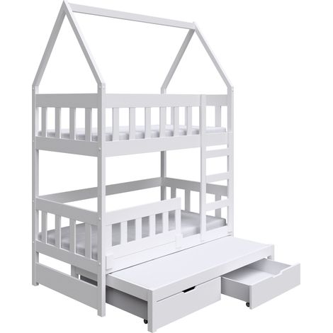 Selsey Vistena - Kinderbett mit Bettkasten, Weiß, 75x180 cm (1/5)