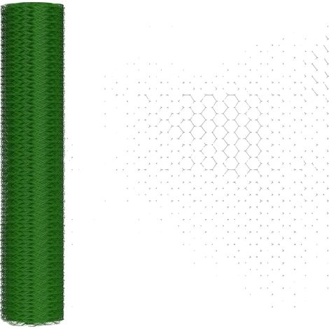 Maille métallique, flexible pour la protection du jardin, revêtement en PVC durable, LJW-1MX25M (1/2)