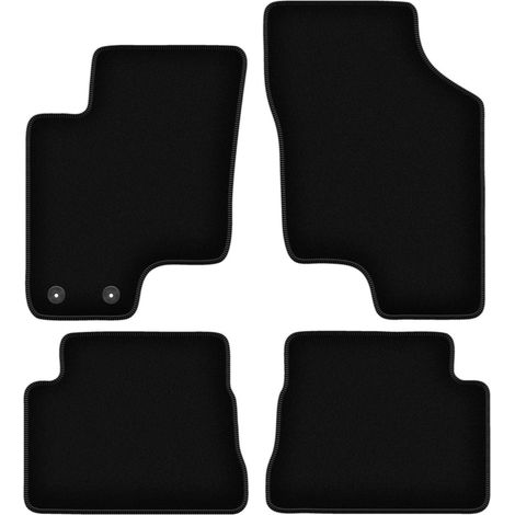Schwarze Velours-Fußmatten für den Hyundai Getz Schrägheck (2002-2010) (1/5)
