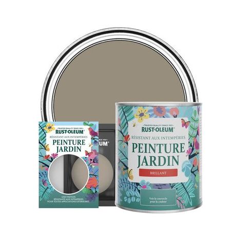 Peinture Jardin, Finition Brillante - Cacao (1/3)