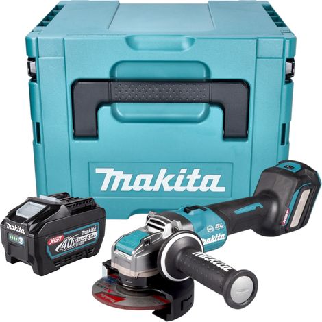 Makita GA 041 GT101 Amoladora angular sin cable 40 V máx. 125 mm X-LOCK Brushless + 1x batería recargable 5,0 Ah + Makpac - sin cargador (1/5)