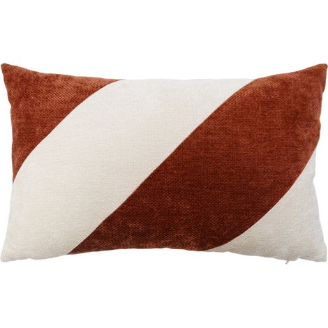 Coussin déhoussable 30 x 50 cm Velours chenille OLAF (1/4)