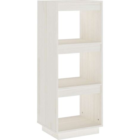 Maison Exclusive - Bücherregal/Raumteiler Weiß 40x35x103 cm Massi (1/5)