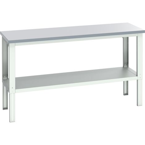 Bott 41003682.16V Cubio Adjustable Bench with Shelf, ESD Laminate Top 2000 x 750mm