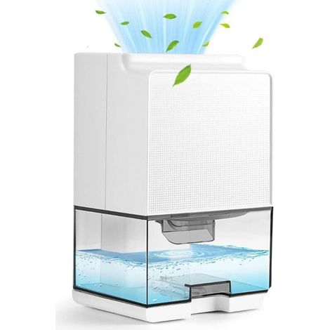 Déshumidificateur de chambre - Absorbeurs d'humidité pour la maison - Électrique - Convient pour la salle de bain et le sous-sol - Mode ultra silencieux