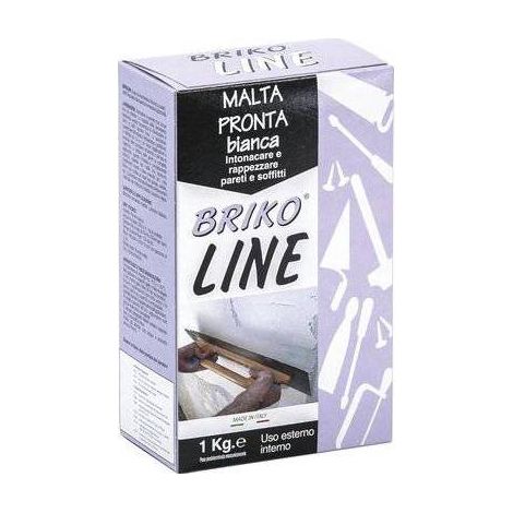 12,0 x ENDUIT PRÊT À L'EMPLOI BLANC BRIKO LINE
