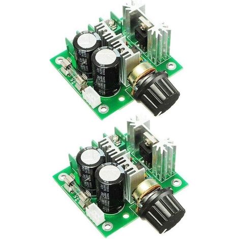 Deux contrôleurs/régulateurs de vitesse pour moteurs CC PWM 12V/40V/10A (1/4)