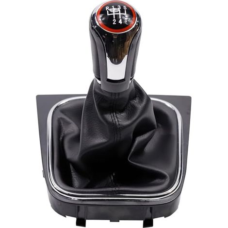 Soufflet de levier de vitesses pour VW Golf 6 Golf 5 A5 MK5 GTI GTD R32 2004–2008 Scirocco MT 5 vitesses (1/5)