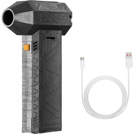 Ventilateur turbo ultra-puissant de 130 000 tr/min avec vitesses réglables, outil portatif multifonctionnel pour nettoyer les lentilles de voiture, d'ordinateur ou de maison. (1/5)