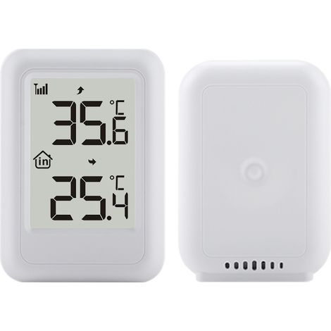 Mini thermomètre numérique intérieur/extérieur TS-FT0401 avec écran LCD et moniteur de température pour chambre de bébé (1/5)