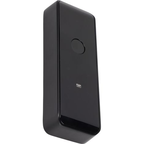 Intelligentes Türschloss mit Sprachfernbedienung, Kartenzugang, Code, Bluetooth- und App-Zugriff, All-in-One-Zugangscontroller in Schwarz (ohne Fingerabdrucksensor) (1/5)
