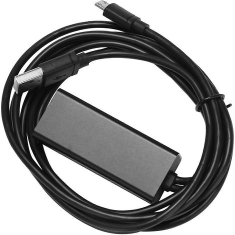 Adaptateur Ethernet avec câble pour téléviseur carré 4K (2e génération), noir (1/5)