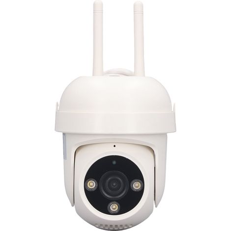 Caméra WiFi Graffiti 1080P Vidéosurveillance Maison Étanche IP66 Vision Nocturne Couleur Double Noyau Alimentation 110-240V Norme US (1/5)