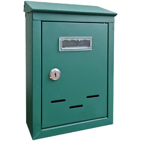 CASSETTA POSTALE 'MAGNOLIA' cm 20,5 x 6,8 x H.30 - verde muschio