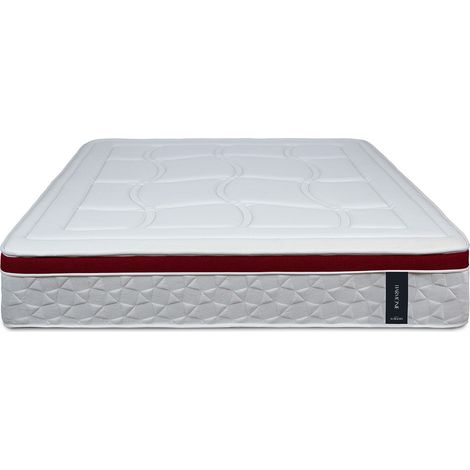 Matelas Ressorts ensachés et Mémoire de forme - 27 cm - HARMONIE 140x190 (1/5)