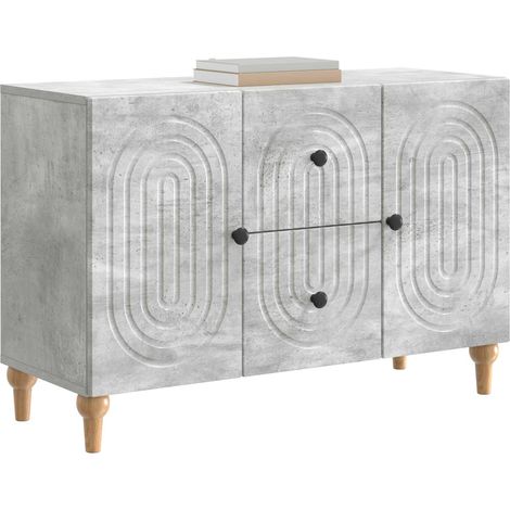 Maison Exclusive - Meuble TV Gris béton 89 x 34,5 x 60 cm Bois d'ingénierie