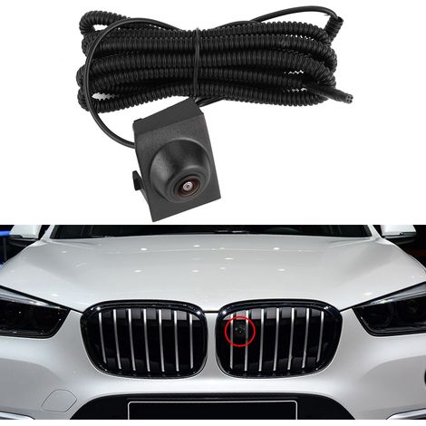 Calandre modifiée pour BMW X1 2016 avec caméra frontale CCD électroplaquée (1/5)
