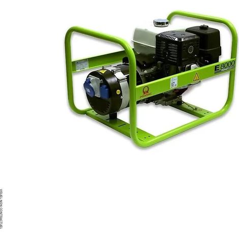 Gruppo elettrogeno a benzina monofase 6,4 kW AVR E8000 - PRAMAC - PA652SH100N (1/2)