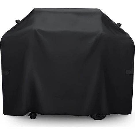 Housse de protection pour barbecue à gaz, bâche de protection pour barbecue, imperméable au vent, aux UV, à l'eau, à la poussière, à la neige (147x61x122cm) (1/4)