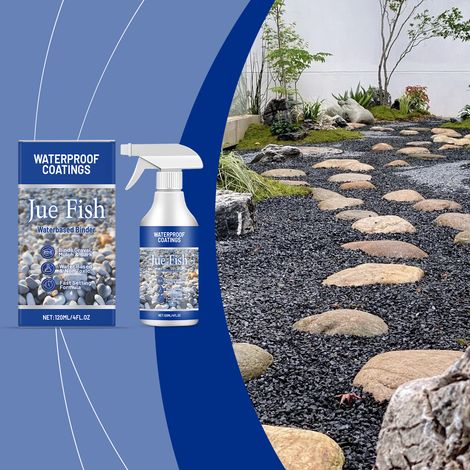Gravel Adhesive for Pebbles, Agate, and Gravel: Water-resistant, Moisture-proof, Suitable for Landscaping and Paving - 120ml (1/5)
