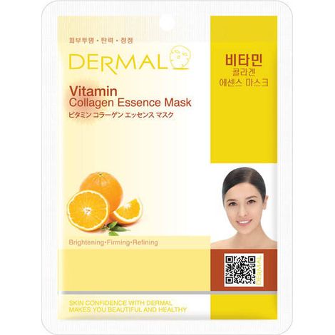 Dermal Collagen Essence Mask Vitamin Sheet Face Mask (1/2)