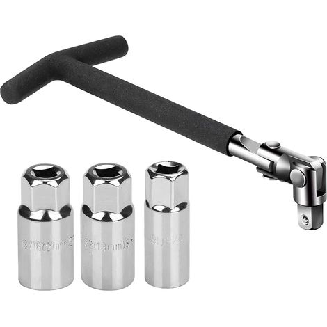 Spark Plug Socket 16/18/21mm - Spark Plug Wrench Kit with 16mm Spark Plug Wrench 18mm Spark Plug Wrench 21mm Spark Plug Wrench for Spark Plugs (1/5)