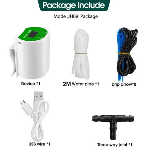 Arroseur automatique intelligent pour intérieur et extérieur – Système d’irrigation goutte-à-goutte avec minuterie programmable, idéal pour plantes d’intérieur, fleurs, jardinières et personnes absent