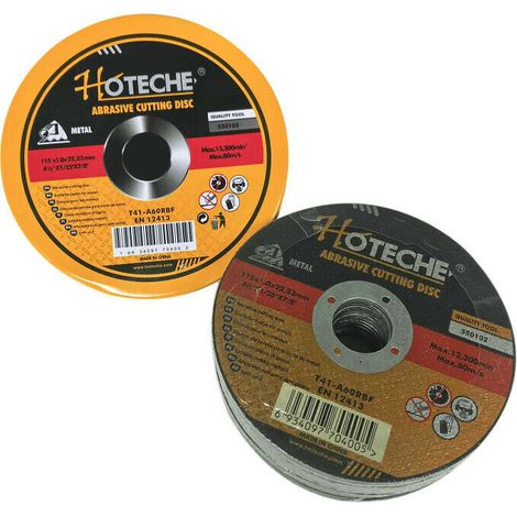 KIT 5 PZ DISCO ABRASIVO DA TAGLIO FERRO 115X1,0X22.23MM MM ULTRA SOTTILE 999H