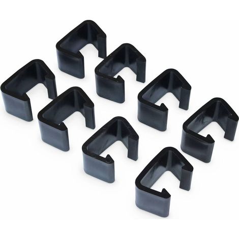 EASYCOMFORT Lot de 8 Connecteurs Seeke pour Meubles de Jardin - Pinces de Connexion Robustes pour Canapé en Rotin et Mobilier de Patio (1/5)
