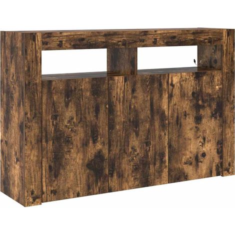 Maison Exclusive - Aparador Roble ahumado 116 x 30 x 75 cm Madera