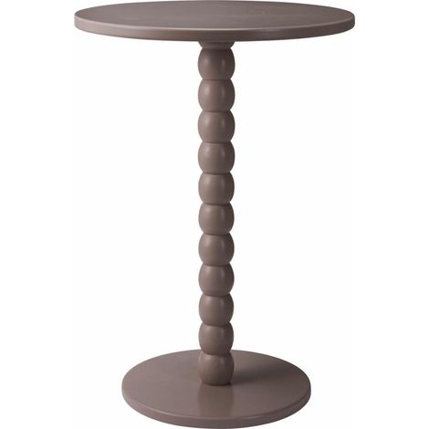 Table basse décorative taupe 35 x 50 cm (1/3)