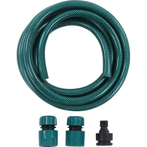 3M Flexible Garden Hose Pipe Heat Resistant Hose with Quick Connector for Garden Watering Plant Watering and Car Washing (1/5)
