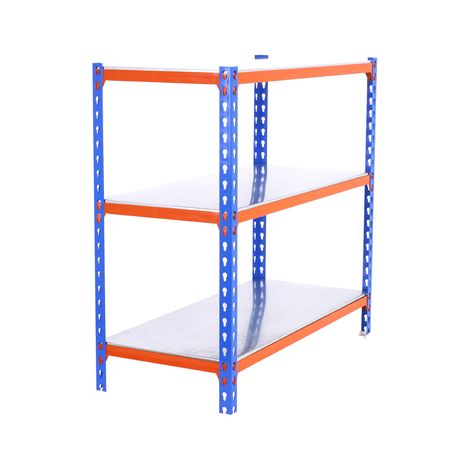 Simonrack Ripiano metallico blu arancio capacità 600 kg (1/3)