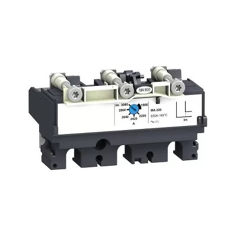Schneider LV429124 Compact NSX - Trip unit ma6,3 3p3d for circuit breaker NSX100-250